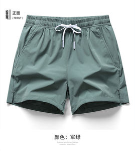 Services OEM Shorts de compression de gymnastique en cours d'exécution en différentes tailles des prix abordables Shorts de compression pour hommes teints en couleur unie - Product Image 2
