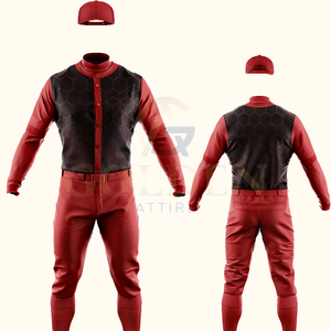 Prix d'usine, haute qualité, vente chaude, uniforme de baseball personnalisé pour hommes, vêtements de sport, maillot de baseball brodé - Product Image 3