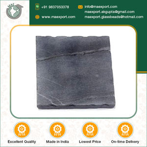 <b>Black</b> Marble <b>Coaster</b> Set with Custom Logo and size Luxury Drink Mats for Home & Office Direct from Factory at Best Price - Product Image 2