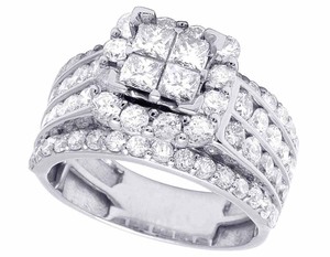 แหวนเพชรโมอิสสำหรับผู้ชายและผู้หญิงแหวน S925สำหรับงานเลี้ยงสีเงินสเตอริงตัดสำหรับเจ้าหญิง - Product Image 3