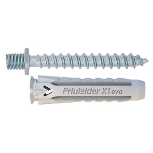 Tappo in nylon 'x1 Evo' con doppia filettatura mm 6 x 30 - Vite a doppia filettatura M6 - Product Image 1