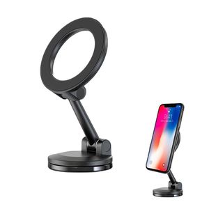 Supporto magnetico per auto regolabile in altezza con Base rotante a 360 ° supporto flessibile per cruscotto per tutti i modelli di telefono - Product Image 1