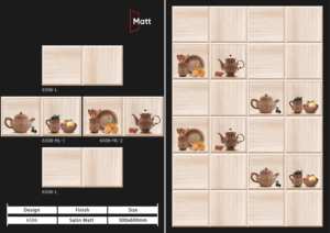 Carreaux muraux en céramique 300x600mm, tendance déco, pour salle de bain et cuisine, finition brillante ou mate, texture effet sucre, design mural intérieur luxueux - Product Image 6
