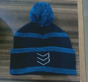 100% ACRYLIC CUSTOM ADULTS PLAIN TOQUE KNITTED WOVEN LABEL BEANIE WHOLESALE JACQUARD LOGO PLAIN STREETWEAR BLACK SLOUCH <b>KNIT</b> <b>HAT</b> - Product Image 4