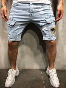 High Quality Street Wear Casual Use <b>Men</b> Jeans <b>Shorts</b> New Arrival Trending All Sizes <b>Men</b> Denim <b>Shorts</b> in Low MOQ - Product Image 3