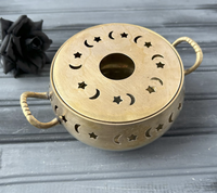 Porte-bougies créatifs suspendus pour Halloween, brûleurs d'encens en forme de goutte d'eau, diffuseurs d'encens en métal Coriander Plug, encens indien et tibétain