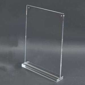 2025 Nouvelles options d'affichage polyvalentes: le porte-affiche en acrylique tendance est disponible en tailles A3, A4 et A5 pour une communication efficace - Product Image 1