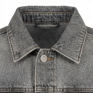 Chaquetas Vaqueras de Mezclilla para Hombre, Corte Ajustado, Manga Larga, Estilo Casual Urbano, Abrigo de Moda, Venta al por Mayor - Product Image 4