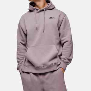 Ensembles de sweats à capuche pour hommes nouveau style de survêtements avec logo personnalisé à manches longues/nouveau survêtement deux pièces uni pour hommes vêtements - Product Image 1