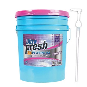 Adoucissant textile Ultra Fresh Platinum pour jusqu'à 640 lavages, Lavande, 5 gallons - Éliminateur d'odeurs pour linge - Product Image 4
