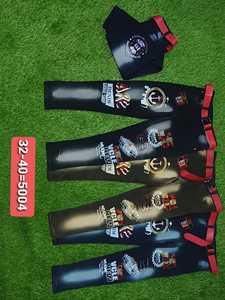 Pantalones vaqueros de mezclilla hechos a mano para niños, jeans de alta calidad personalizados y cómodos que absorben el sudor, geniales, de verano - Product Image 3