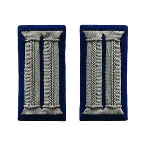 Parche Bordado a Mano para Personal, con Cuello Gorget, Trenzado, con Clip de Botón de Latón, Personalizado, Cromado, Material Principal de Tela PU - Product Image 1