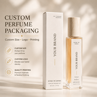 Boîte d'emballage de parfum sur mesure au prix d'usine, impression CMYK, carton pliable pour flacon de parfum, vente en gros