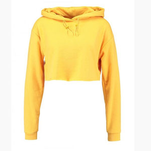 Nouvel arrivage de sweat à capuche en coton de qualité supérieure Streetwear pour femmes haut court pull à capuche de haute qualité pour femmes sweats à capuche - Product Image 1