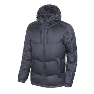 Servicio OEM La mayoría de las tendencias Chaqueta acolchada para hombre con logotipo personalizado Chaqueta larga para mantener el calor Chaquetas de invierno - Product Image 5