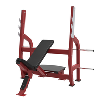 Banc de musculation professionnel multi-positions réglable pour haltères, inclinable, plat et déclinable