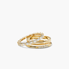Anillo de Eternidad con Diamantes Baguette de Corte Radiante, Oro Blanco y Amarillo, Joyería Fina, Claridad SI, Diseño Cubano, Certificado IGI - Product Image 5