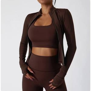 Ensemble de yoga sans couture pour femmes, soutien-gorge et legging de haute qualité, ensembles de yoga respirant personnalisés OEM - Product Image 2