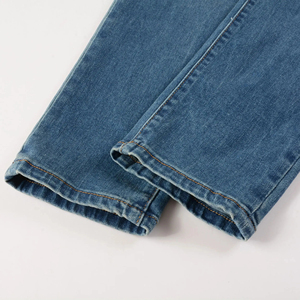 <b>Men</b> Regular Fit Solid Color <b>High</b> Quality Straight Leg Distressed <b>Jeans</b> Pants OEM Service <b>High</b> <b>Waist</b> 100% Cotton Plus Size - Product Image 5