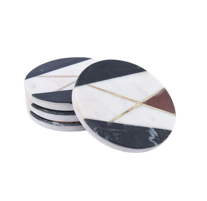 ชุดตกแต่งโต๊ะและอุปกรณ์เสริมชุดจานรองแก้วหินอ่อนดีไซน์น่าสนใจใช้ในครัวเรือน - Product Image 2