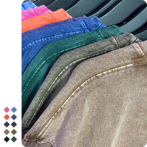 High Street Oversized Acid Wash Camisetas Vintage 250GSM 100 Algodón Frito Nieve Impresión Hombres Camiseta para hombres DDP Envío - Product Image 3