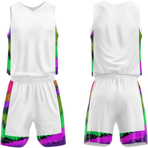 Maillot de basket-ball léger qui évacue l'humidité Uniforme à séchage rapide par sublimation personnalisée avec des techniques imprimées de taille supérieure - Product Image 6