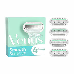 Gillette-Recargas de cuchillas de afeitar extra suaves para afeitado de mujer, Venus, 4 unidades - Product Image 1