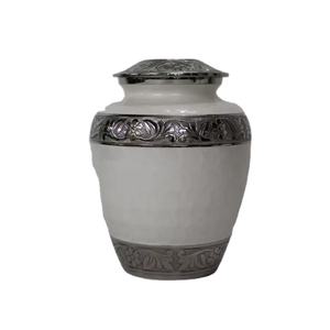 Urna de cremación grabada en latón, con revestimiento de esmalte, calidad prémium, duradera, la más vendida, de diseño moderno - Product Image 1