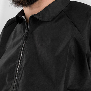 Vêtements d'entraînement pour hommes OEM/ODM, combinaison de sauna, veste de sport à capuche et sweat-shirt de fitness à manches longues zippé, combinaison de sauna enduite de PVC pour hommes - Product Image 3