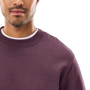 เสื้อสเวตเชิ้ตคอกลมแบบสวมใส่สบาย เป็นมิตรกับสิ่งแวดล้อม แฟชั่นใหม่ คุณภาพสูง ผลิตจากผ้าฝ้ายฟลีซ 100% สีพื้น สไตล์สตรีทแวร์ ทรงโอเวอร์ไซส์ ใส่ได้ทั้งผู้ชายและผู้หญิง - Product Image 5