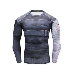 Camiseta transpirable para hombres, camisa de protección para el sudor, diseño personalizado de la mejor calidad, mma rashgaurds, venta al por mayor, bjj - Product Image 5