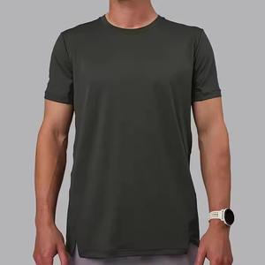 Camiseta Deportiva Ligera de Malla para Hombre, para Gimnasio, Correr, Entrenamiento, con Cuello Redondo, Lisa, de Manga Corta - Product Image 5