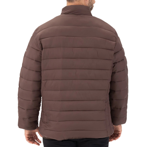 Veste matelassée d'hiver pour homme à fermeture éclair intégrale, style streetwear, avec col à capuche, vente chaude - Product Image 2