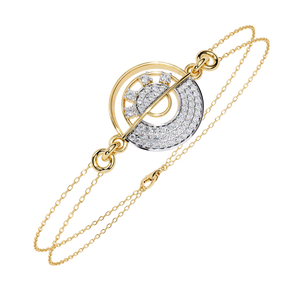 Fabulous 18K <b>Gold</b> Lab Grown Diamond Bracelet & <b>Bangle</b> Luxurious Jewelry Accessory - Product Image 2
