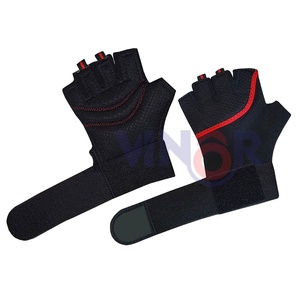 OEM Half-Finger Fitness Gloves Adjustable Gym Training Weight Lifting Wholesale Leather Sports Gear at Reasonable Prices - Product Image 3