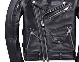 Top Moda Hombres Ropa Chaquetas de cuero por encargo Hombres Secado rápido Moda Chaquetas de cuero genuino - Product Image 5