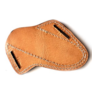 Gaine en cuir de style crêpe de qualité supérieure fabriquée en usine pour couteaux à lame de 4 pouces - Product Image 3