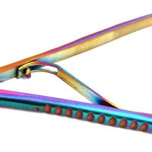 Pince Mathieu orthodontique dentaire de haute qualité, couleur arc-en-ciel, ligature 5.5, acier inoxydable, porte-aiguille manuel, certifié CE - Product Image 4