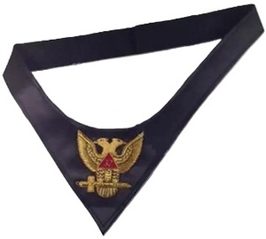 Cravates de qualité supérieure brodées et respirantes, Rite écossais 33ème Degré, Ailes, Régalia maçonnique, Cravates de franc-maçon, Régalia maçonnique - Product Image 4