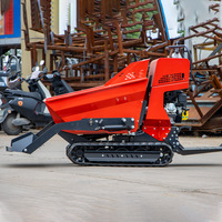 Kleiner Raupenkipper Mini-Kettendumper mit Hydraulischer Kippschaufel