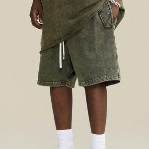 Shorts de course pour hommes lavés à l'acide Fitness à séchage rapide hommes nouveau Sport entraînement entraînement musculation pantalons courts - Product Image 6