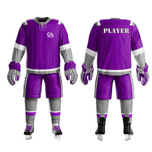 Uniforme de hockey sur glace personnalisé en polyester de haute qualité uniforme de hockey sur glace à bas prix fabriqué en usine - Product Image 2