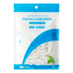 100 pièces de cure-<span class=keywords><strong>dents</strong></span> à <span class=keywords><strong>fil</strong></span> <span class=keywords><strong>dentaire</strong></span> menthe, sans rupture ni déchirure, du fabricant - Product Image 2