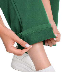 Pantalon de survêtement évasé pour femme, de haute qualité, avec logo et design personnalisés, tissu respirant, cordon de serrage, taille haute - Product Image 6