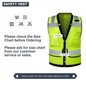 Logo personnalisé Gilet de sécurité protecteur Gilet de sécurité Offre Spéciale Vêtements de travail en plein air Nouveau design Gilet de sécurité - Product Image 6