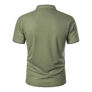 Polo de alta calidad 210 GSM Piqué tejido de punto manga corta al por mayor logotipo personalizado elegante cómodo Formal para hombre polos - Product Image 2