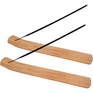 Soporte de palo de incienso de madera de mango duradero respetuoso con el medio ambiente hecho a mano patrón floral tallado para meditación de yoga religioso - Product Image 6