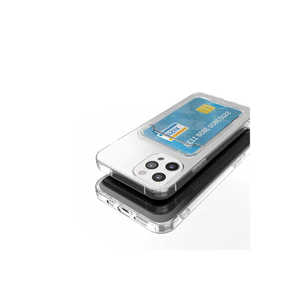 Netzy SAFA Setra Clear Silicone Shockproof Back Cover Transparent Cardholder Case for iPhone 14 Pro Max Ring Phone Case - Product Image 4