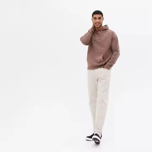 El cliente exigió la mejor calidad Sudaderas con capucha de secado rápido para hombre Logotipo bordado fabricante superior 100% Sudaderas con capucha informales de algodón para hombre StreetWear - Product Image 4