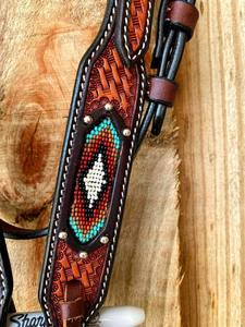 Rênes de bride western en cuir véritable de haute qualité pour l'équitation, leggings d'équitation, bride d'équitation - Product Image 2